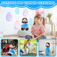 Blue Jesus Plush Toy-White/Brown