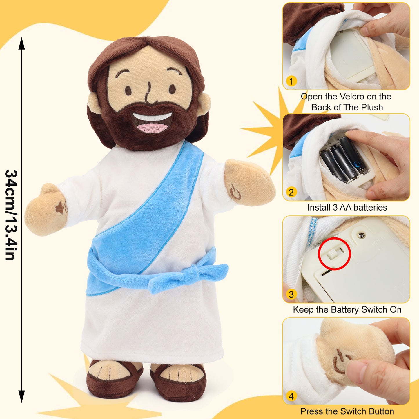 Dancing Jesus Plush Toy