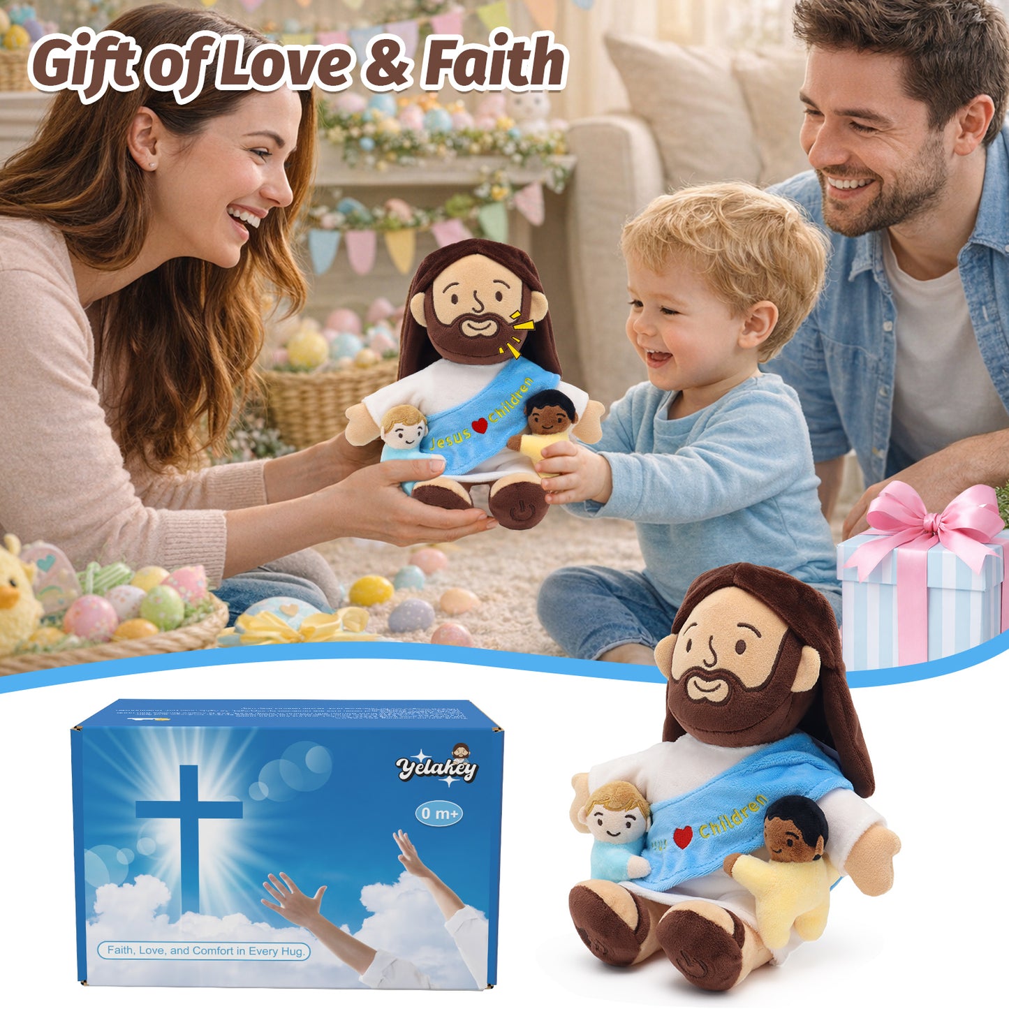 Jesus Loves Children Stuffed Doll