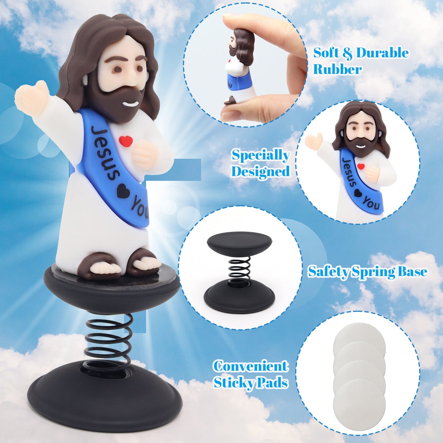 Bobblehead Jesus  with word