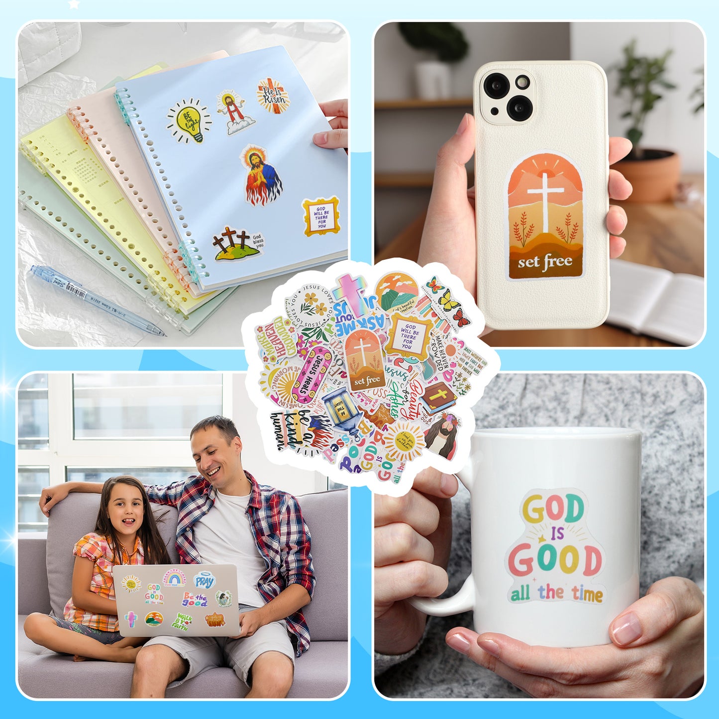 Jesus Plush Toy with Stickers