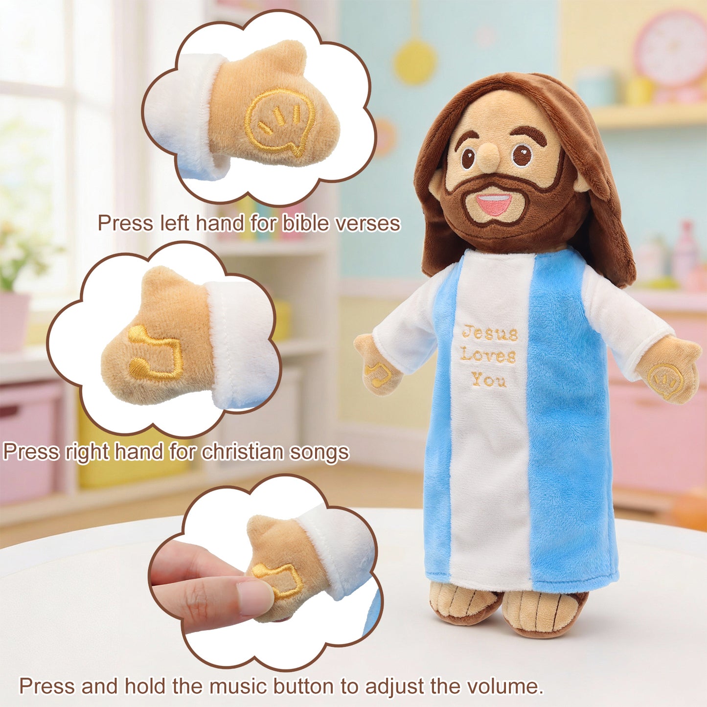 Enlightenment Jesus Plush Toy