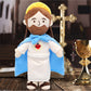 Jesus Plush Toy with Cape-Blue