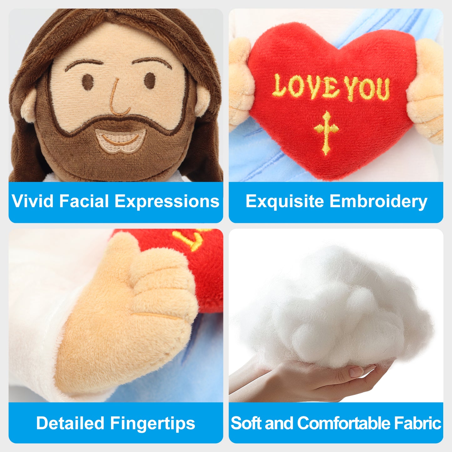 Love You Jesus Plush with NFC