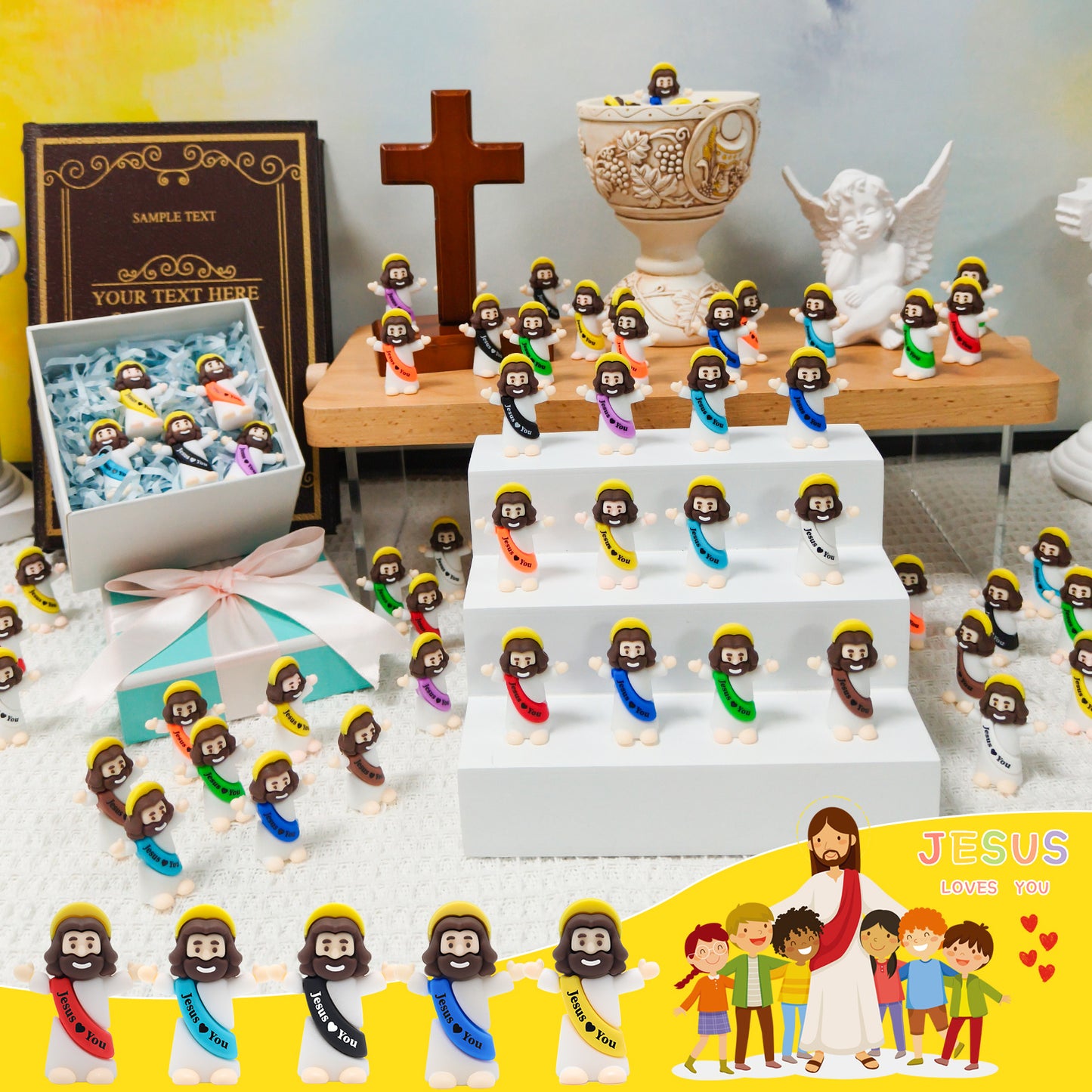 Mini Jesus Figures Jesus Love You