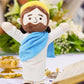 Jesus plush with Hands Upwards-Blue