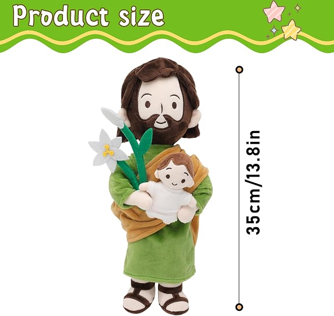 St. Joseph and Child Jesus Plush Toy