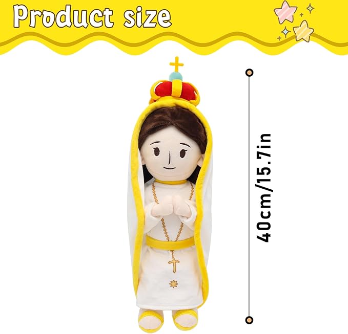 Our Lady of Fatima Plush Toy-Crown