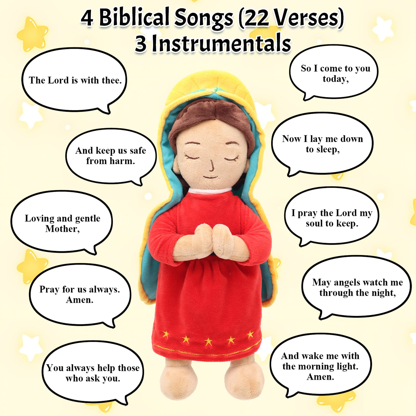 Talking Guadalupe Plush Toy