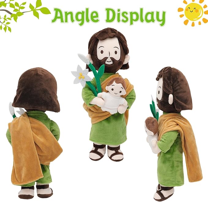 St. Joseph and Child Jesus Plush Toy