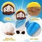 Jesus plush with Hands Upwards-Blue