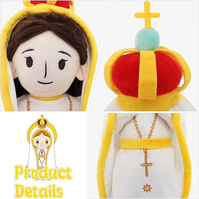 Our Lady of Fatima Plush Toy-Crown