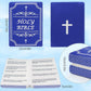 Holy Bible Book Plush Pillow-Blue