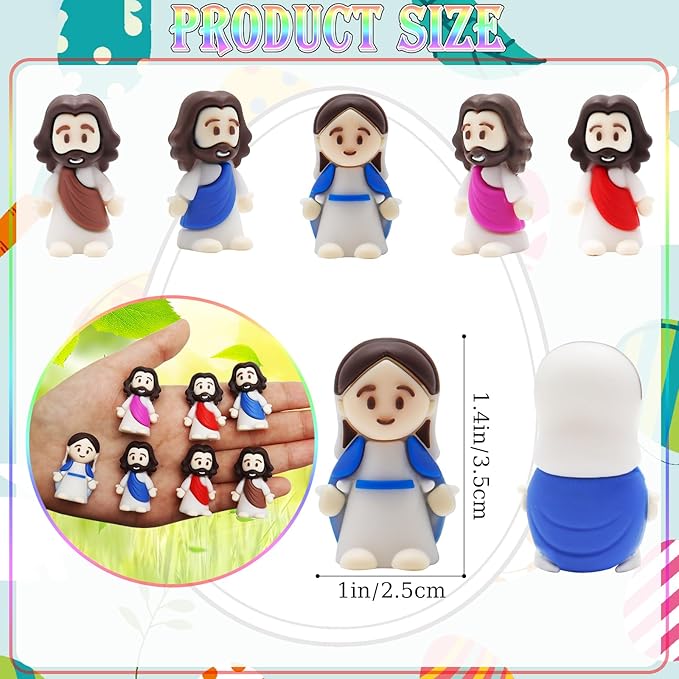 25 Packs Little Jesus Figures