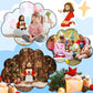 Jesus Plush with Red Gold-Trimmed Shawl