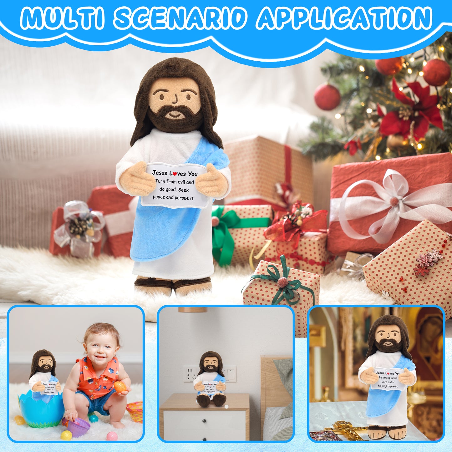 Jesus Plush with Positive Card