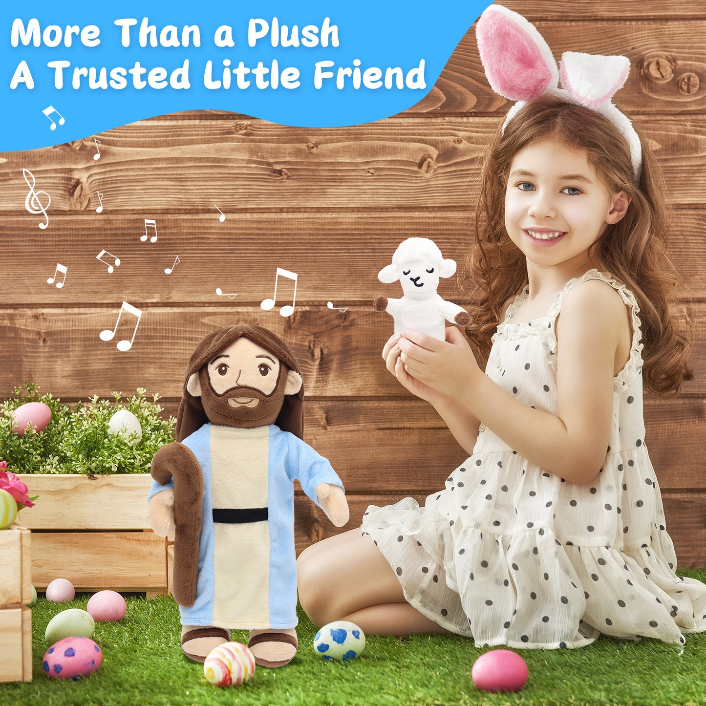 Good Shepherd Jesus Plush Toy