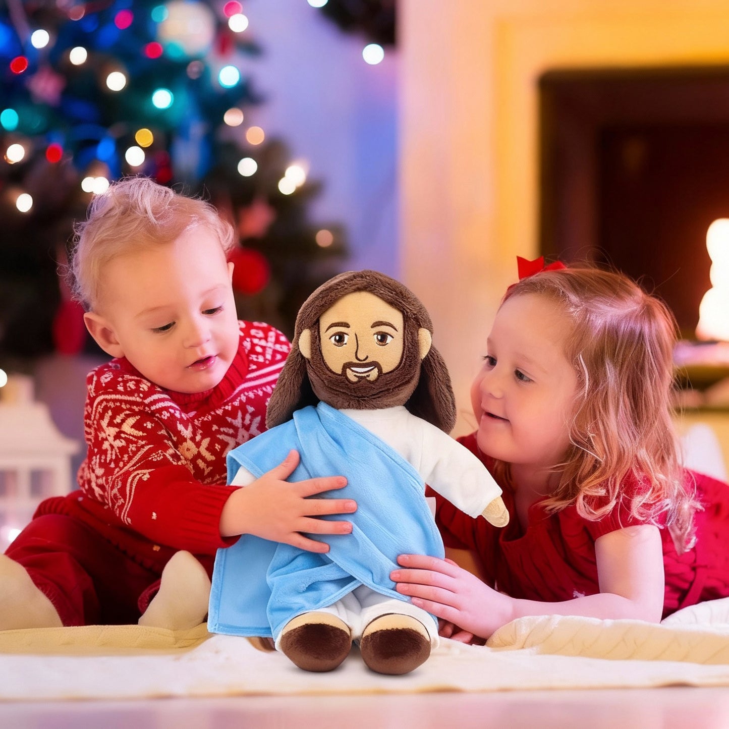 Jesus Plush Toy with Stickers