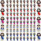 100 Packs Little Jesus Figures