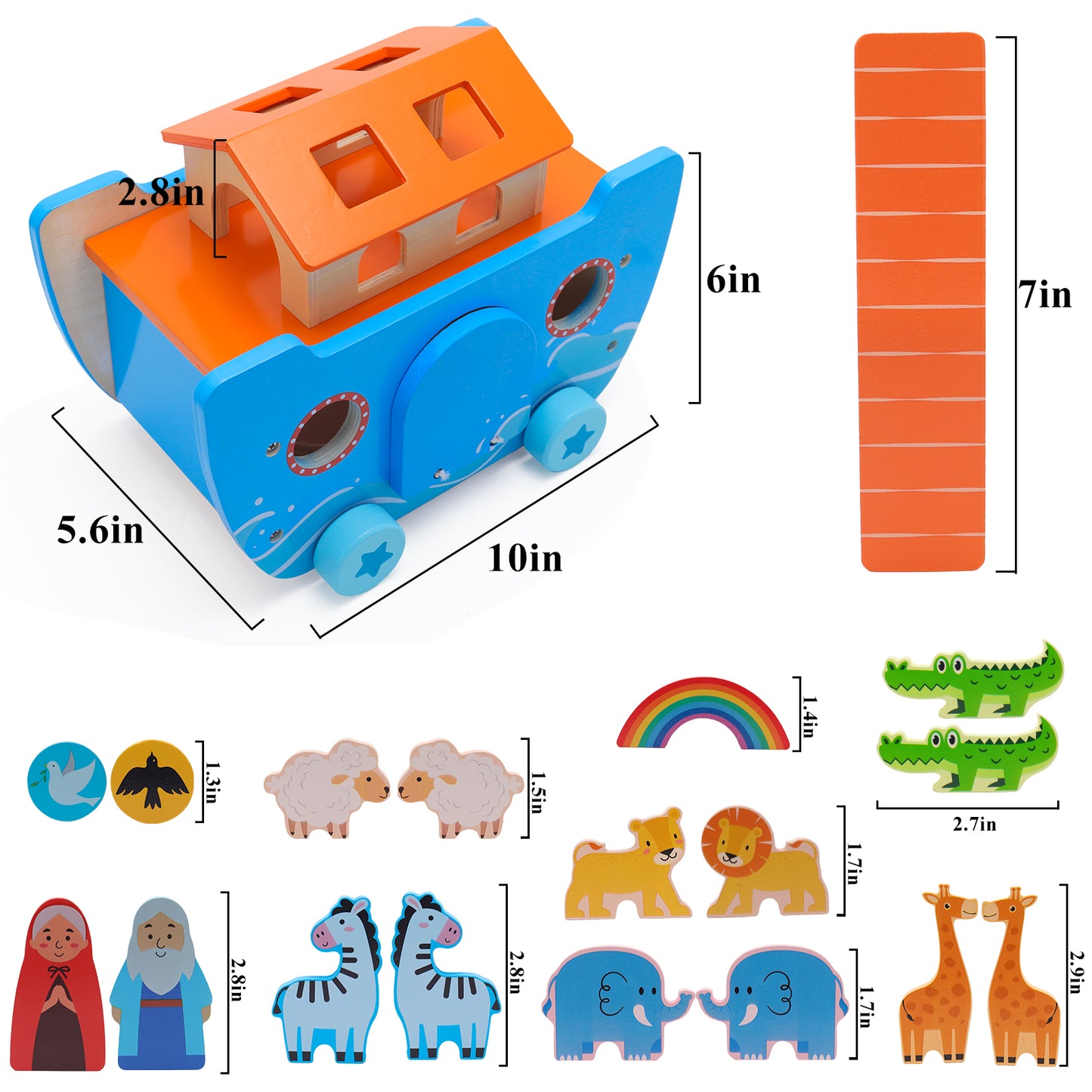 Noahs Ark Wooden Toy