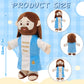 Jesus Plush Toy with Built-in Rattle