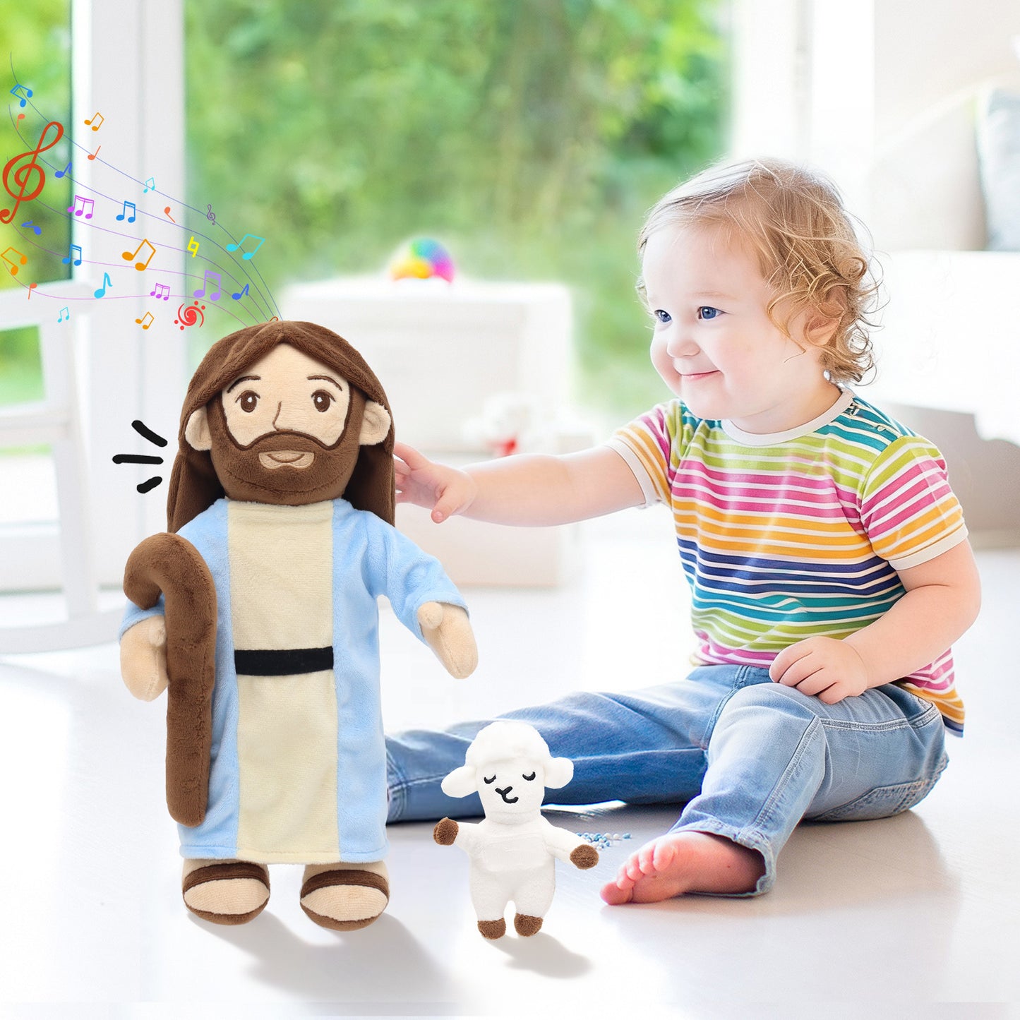 Good Shepherd Jesus Plush Toy