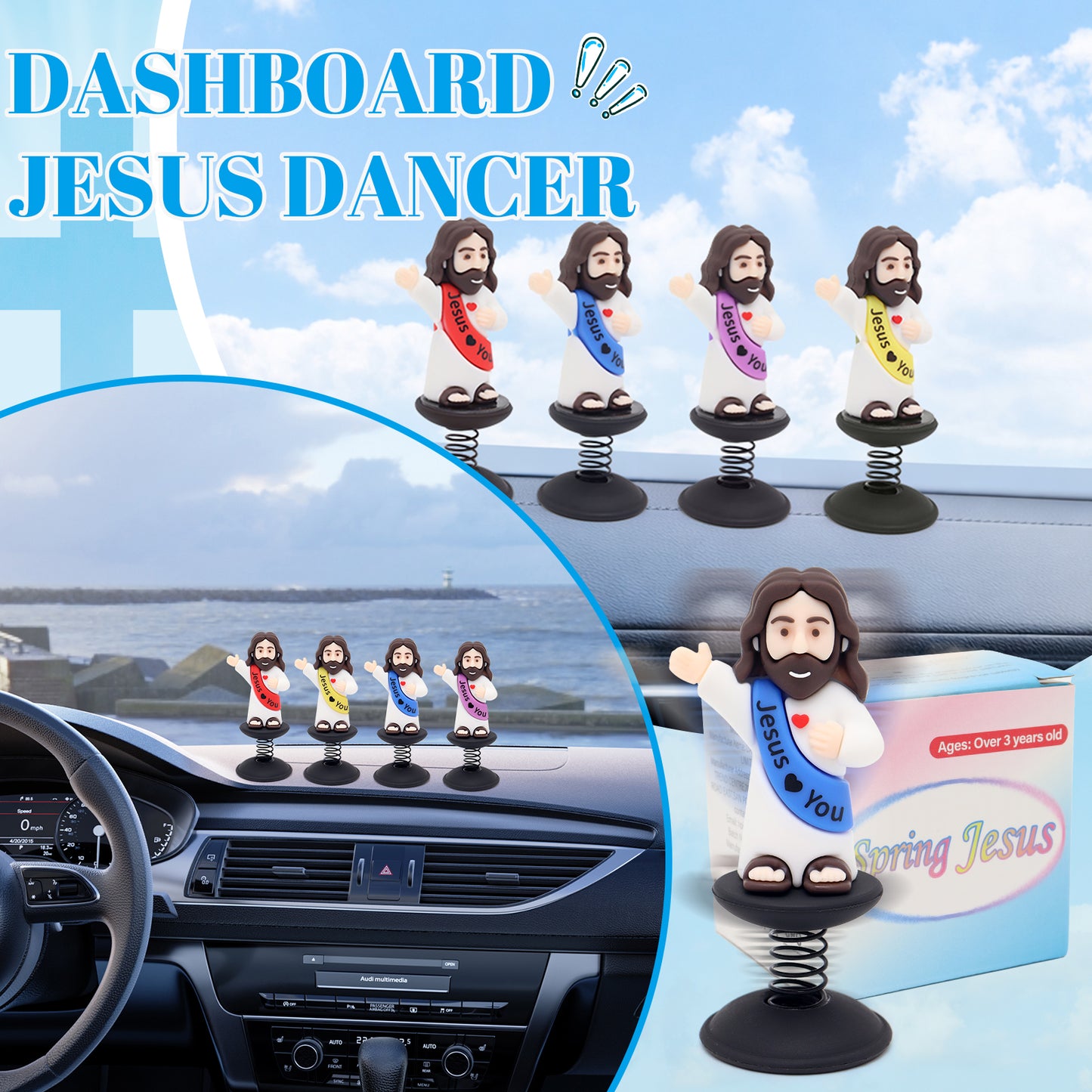 Bobblehead Jesus  with word
