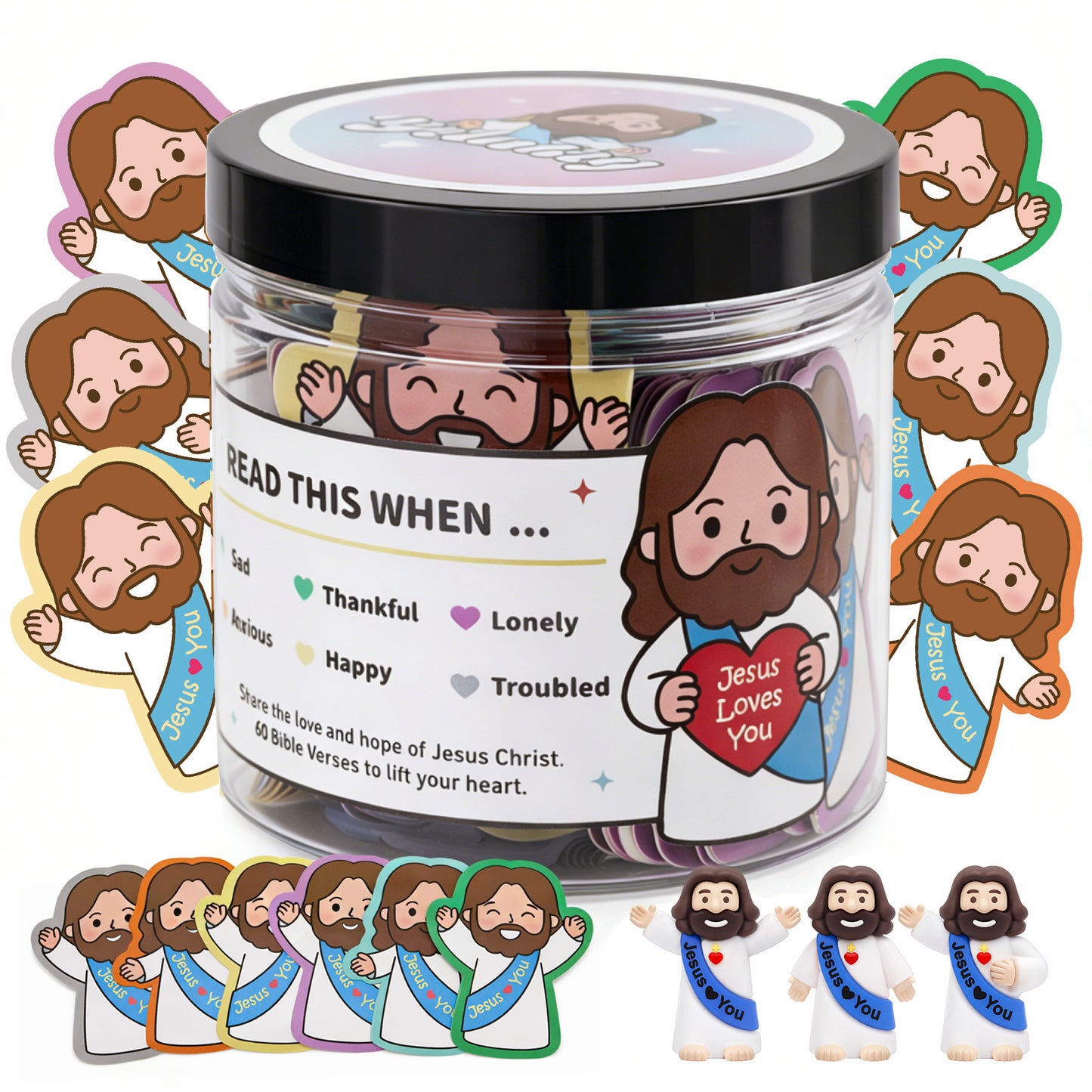 Emotional Support Jesus Jar