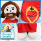 Sacred Heart of Jesus Plush-Red