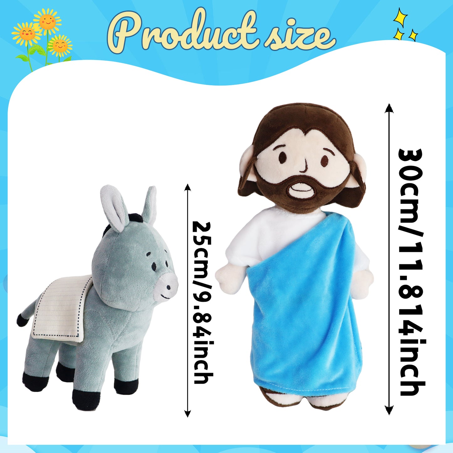 Jesus Rides a Donkey Plush Toy