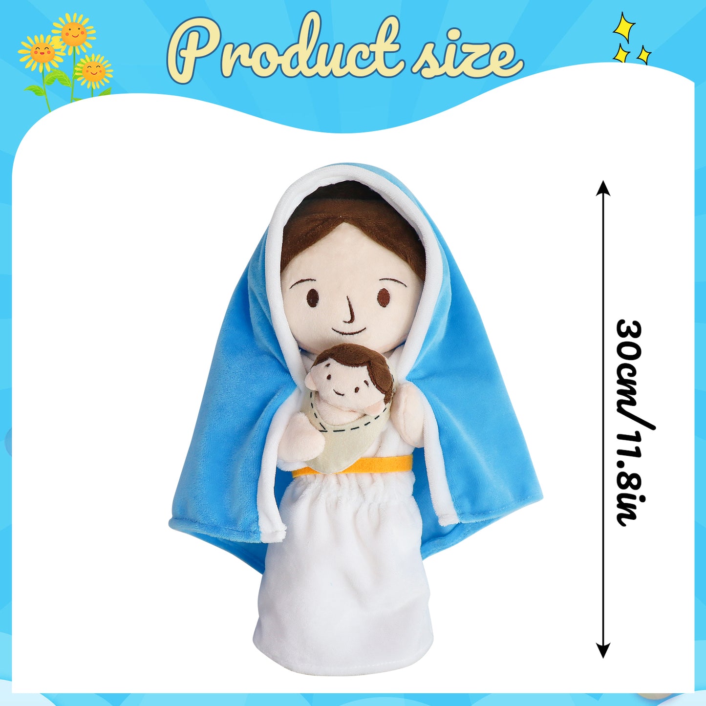 Virgin Mary Plush Toy